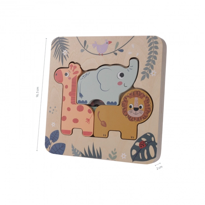 Wooden Safari Adventure Puzzle for Kids