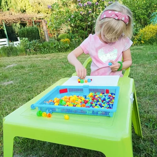 Mushroom Peg Board Puzzle