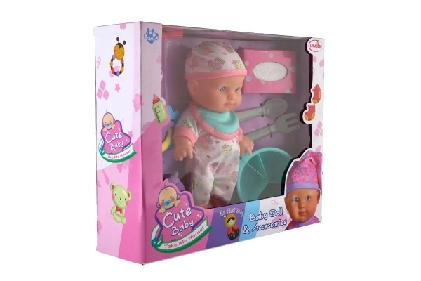 Cute Baby Doll 22cm With Accessories