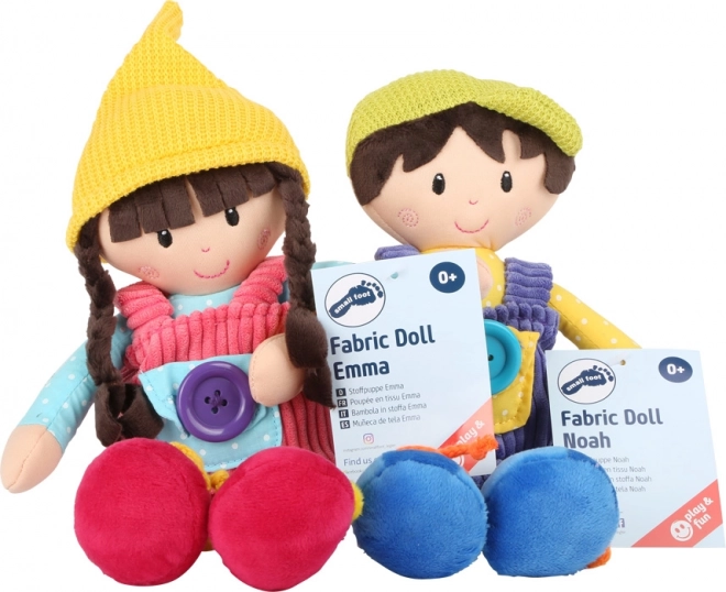 Small Foot Fabric Dolls Noe and Emma