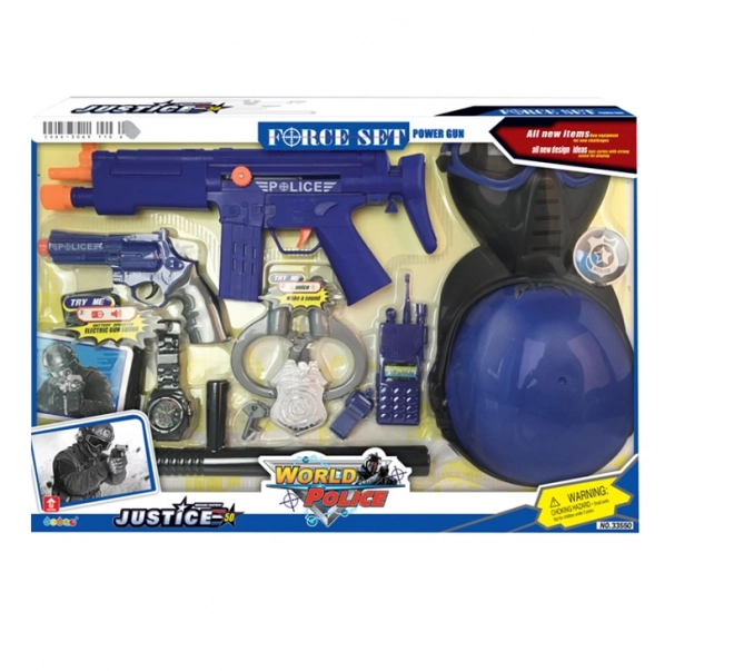 Police Officer Playset with Helmet