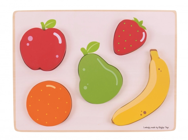 Bigjigs Toys Wooden Insert Puzzle - Fruits