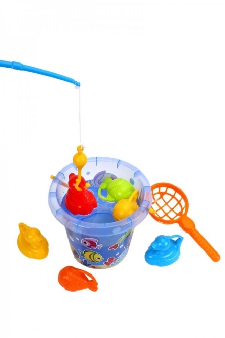 Fishing Set with Rod and Bucket for Kids