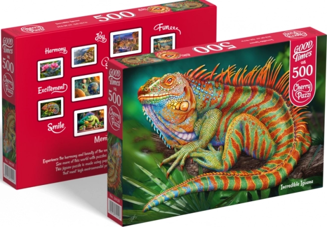 Cherry Pazzi Amazing Iguana Puzzle 500 Pieces