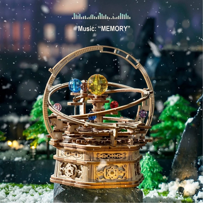 Robotic 3D Puzzle Music Box Historical Astronomical Clock