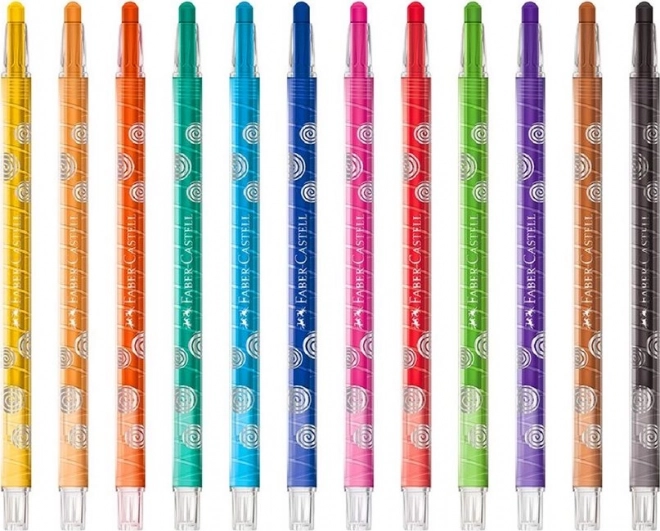 Faber-Castell Twist Crayons 12 Colors