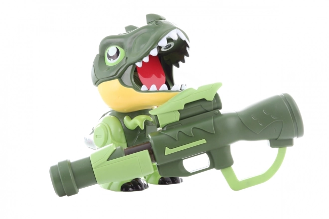 Ball Shooting Gun and Dino Set with Battery-Operated Features