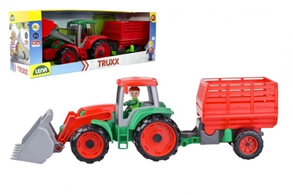 Truxx Tractor with Hay Trailer