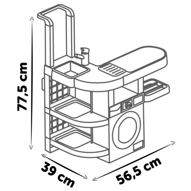 Rowenta Laundry Playset with Iron and Vacuum Cleaner