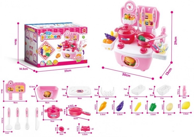 Mini Kitchen Pink