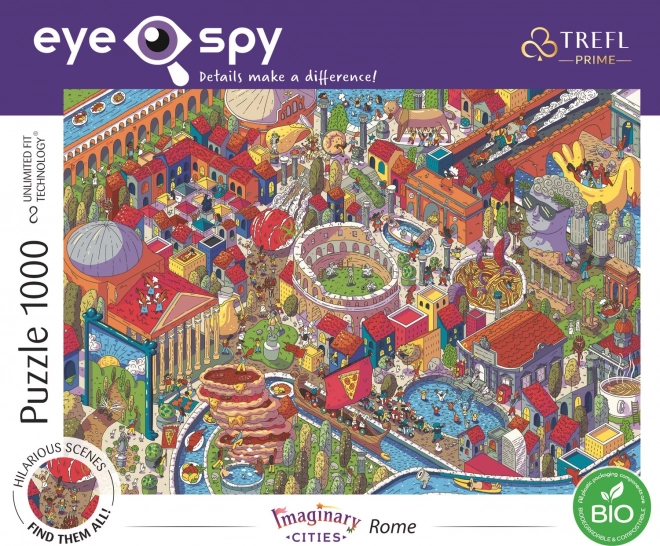 Trefl Puzzle Eye-Spy Imaginary Cities: Rome, Italy 1000 Pieces