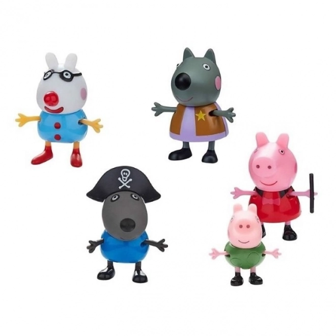 Peppa Pig 5-Figure Dress-up Set