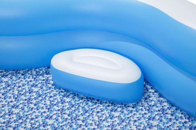 Inflatable Family Pool with Window and Seating