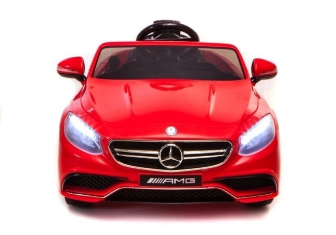 Mercedes S63 AMG Battery-Powered Car Red