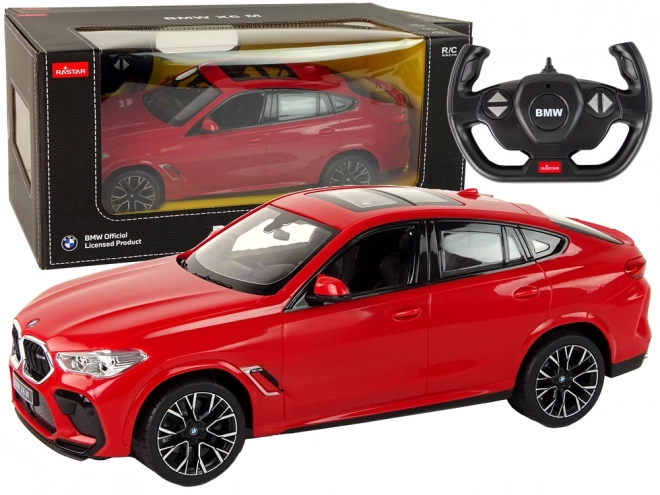 R/C auto Bmw X6 M 1:14 Rastar Red
