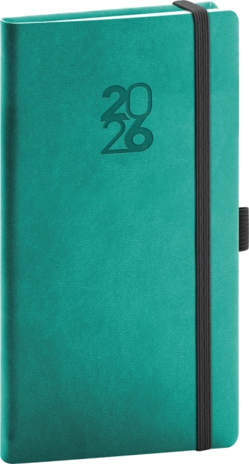 Pocket Diary Turquoise 2026
