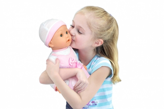 Interactive baby doll with accessories