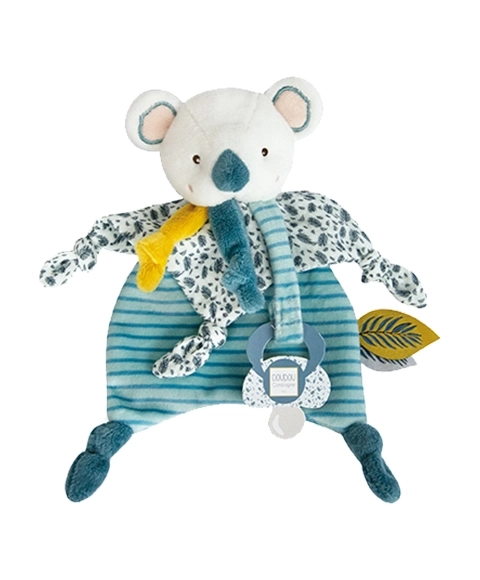 Plush Koala Baby Comforter & Pacifier Holder