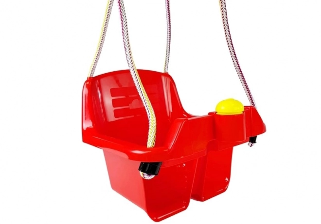 Red Bucket Swing for Children