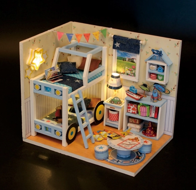 Miniature Dollhouse - Charles’s Room by 2Kids Toys