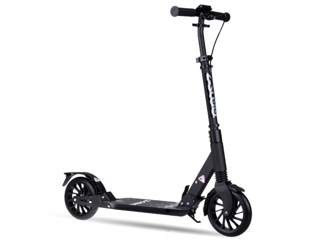 Large Foldable City Scooter with Suspension and Brakes – Black