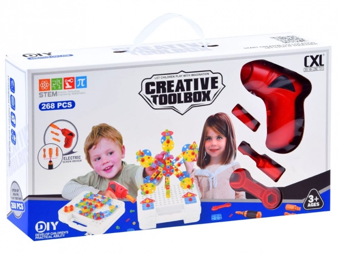 Educational Construction Block Set with Electric Screwdriver