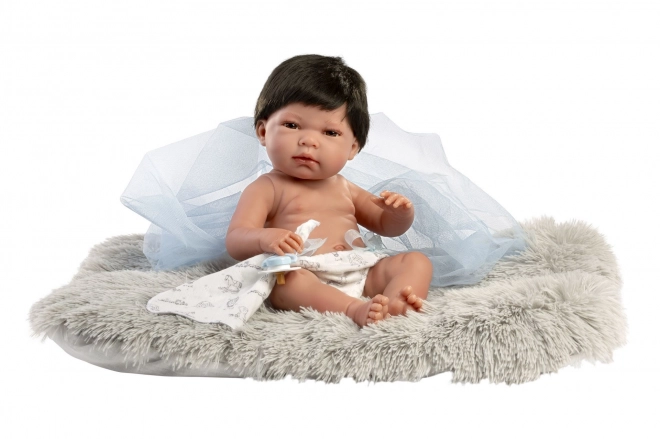 Realistic Newborn Baby Doll with Full Vinyl Body - 40 cm