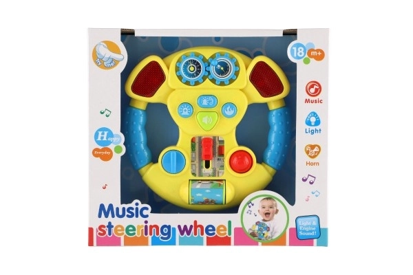 Toy Steering Wheel with Sound and Light