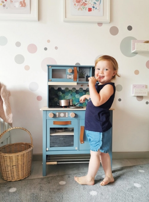 Wooden Play Kitchen Set Tasty