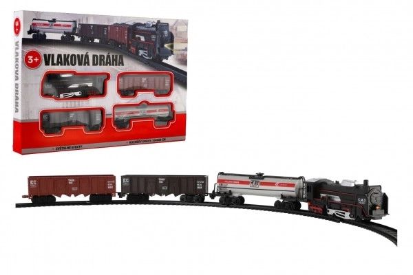 Toy Train Set with Lights