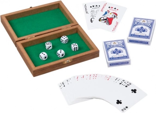 Game Box for Cards and Dice