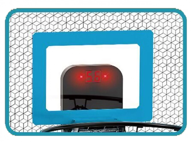 Basketball Hoop with Ball and Pump