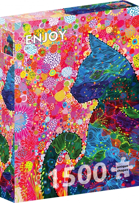 Enjoy Puzzle Wandering Cat 1500 Pieces