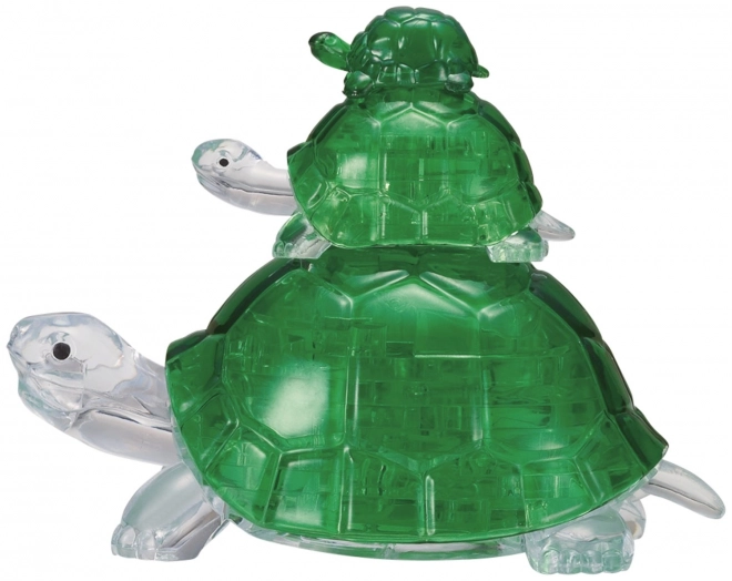 3d Crystal Puzzle Turtles 37 Pieces