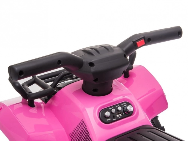 Children's Battery Quad Pink