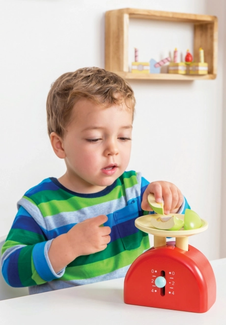 Children's Wooden Kitchen Scale