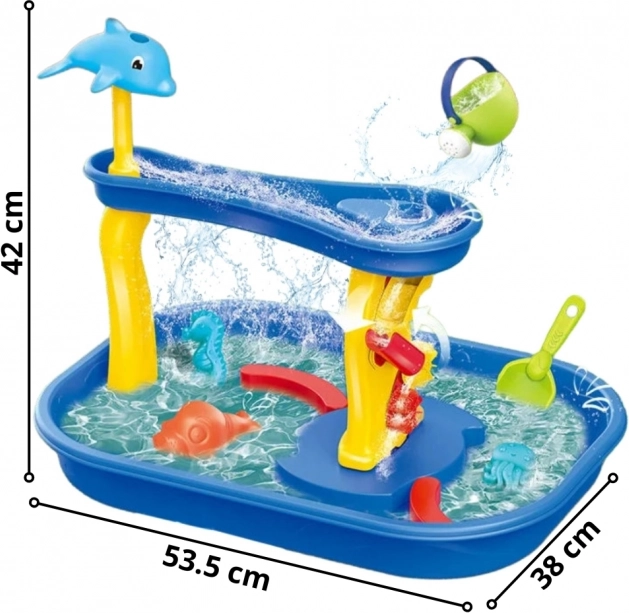 Woopie-Tisch Wasserfall Delphin 11 Stück