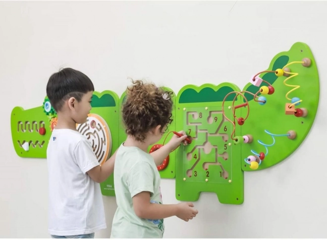 Large Wall Panel Puzzle Crocodile