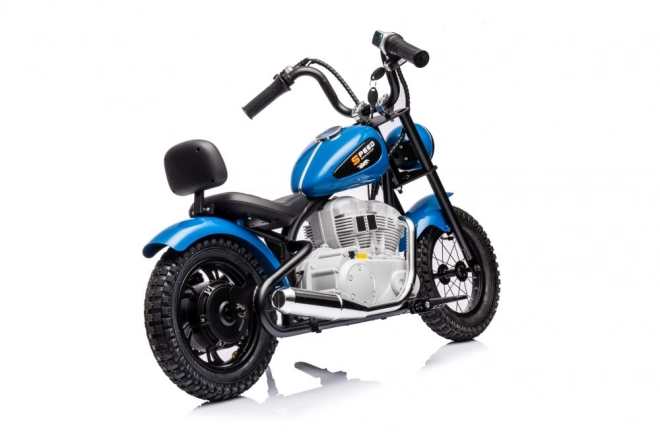 Electric Ride-On Blue Motorcycle