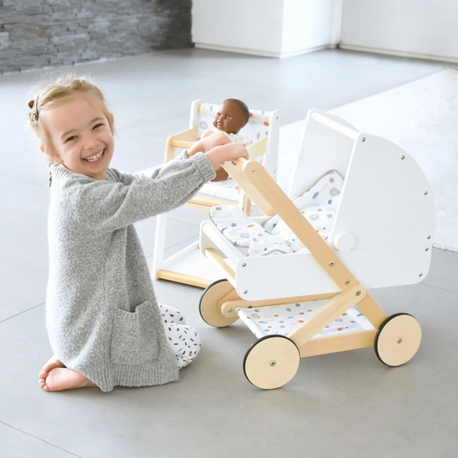 Small Foot Little Button Doll Stroller