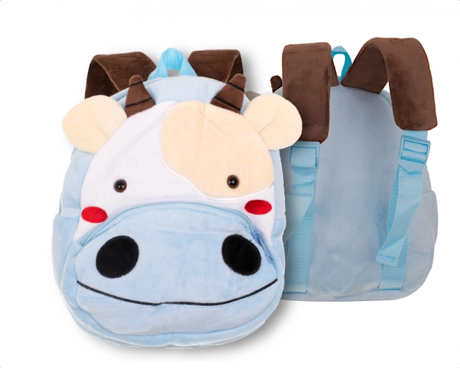 Plush Cow Preschool Backpack