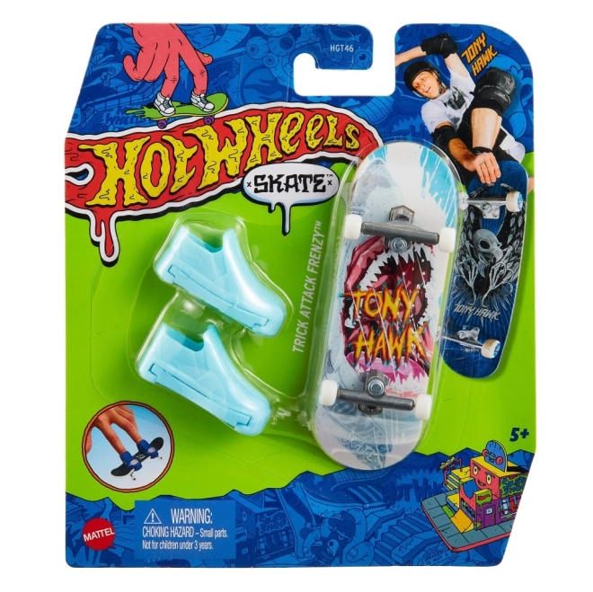 Fingerboard with Removable Skate Shoes by Hot Wheels