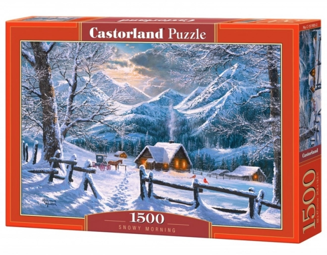 Snowy Morning Jigsaw Puzzle 1500 Pieces