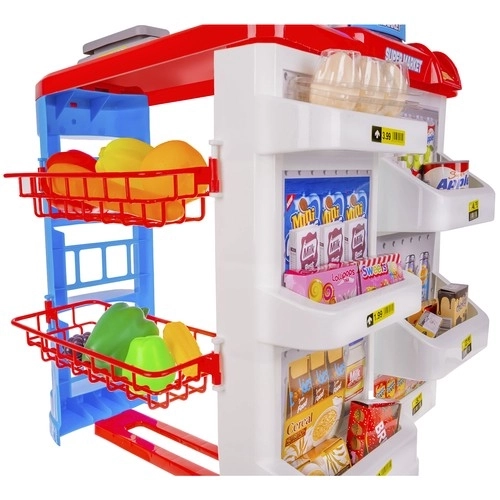 Children's Supermarket Checkout Set with Shopping Cart