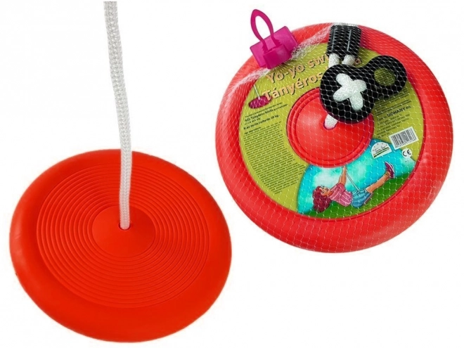 Children's Garden Swing with Round Disc 423 Red