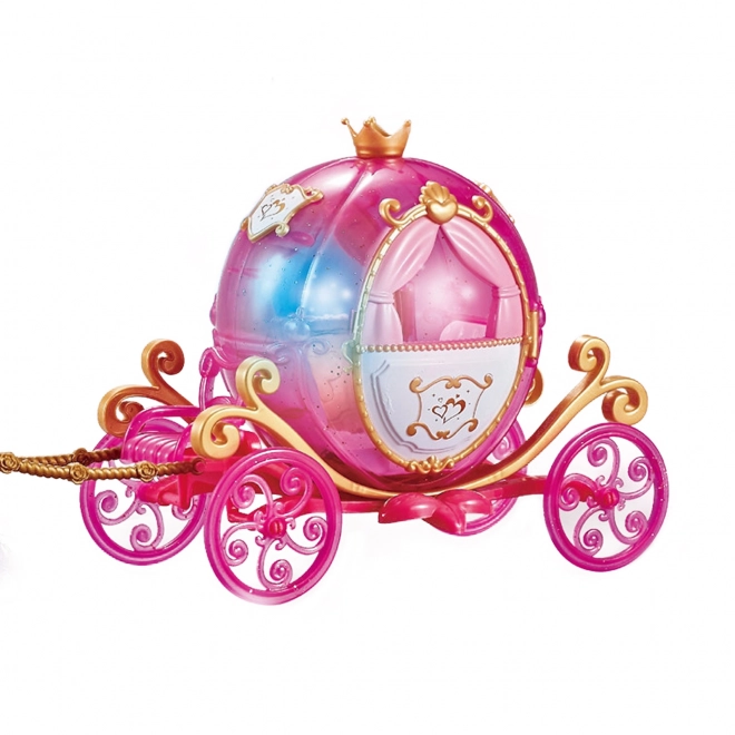 Pink carriage with horse sound and light