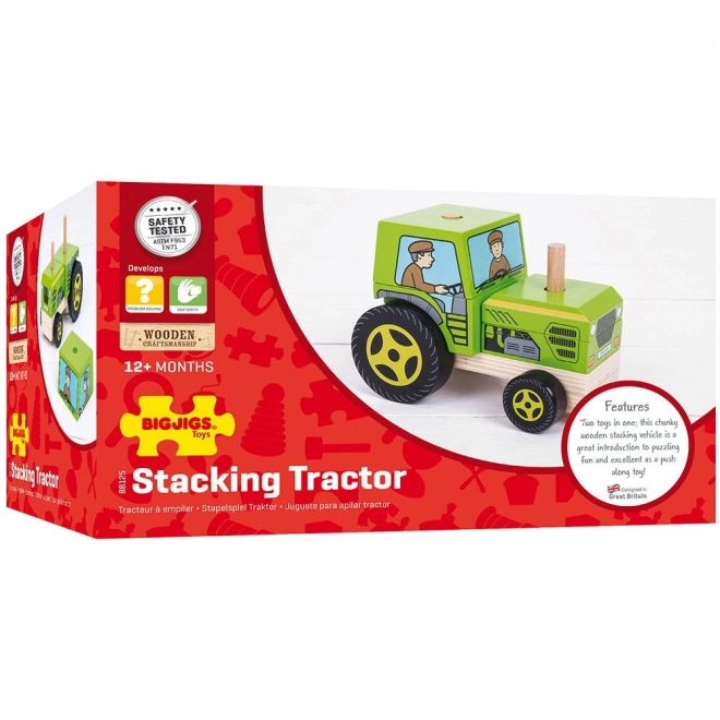 Bigjigs Baby Stackable Tractor