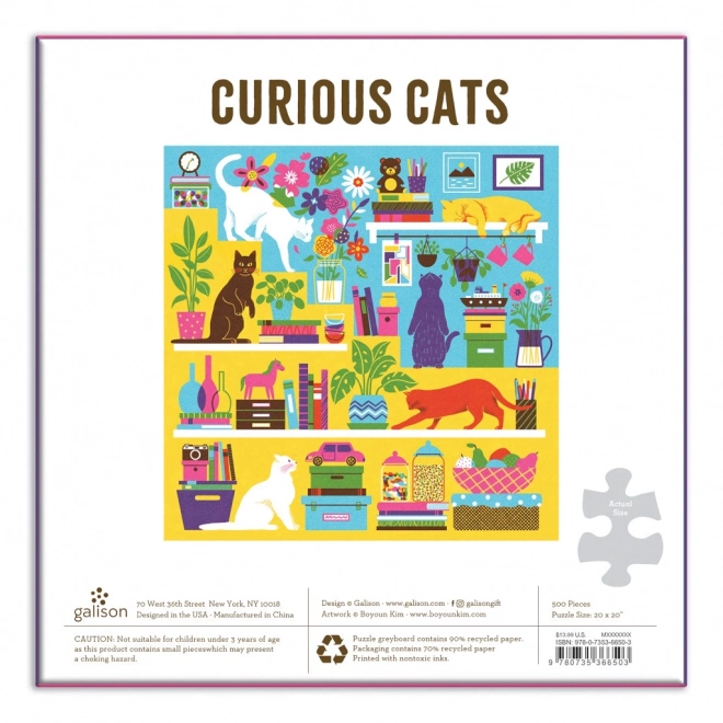 Curious Cats Family Puzzle