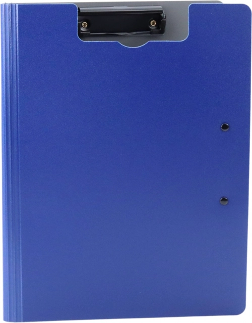 Writing Pad with Two Clips A4 Blue