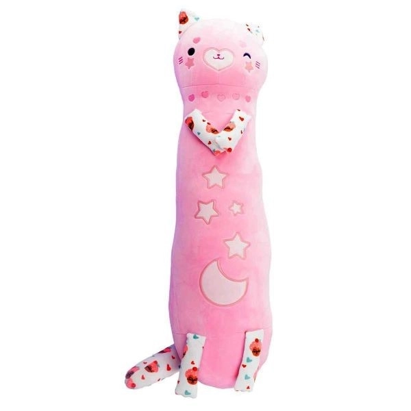 Momomi glowing cat light pink plush 60 cm